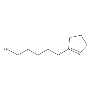 4,5-Dihydro-2-thiazolepentanamine Structure
