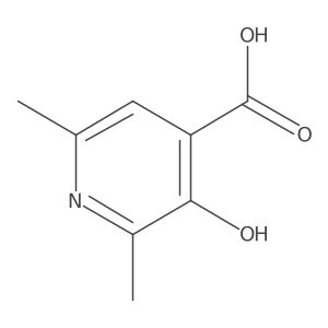 3-Hydroxy-2,6-dimethylisonicotinic acid结构式