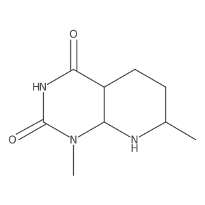 1,7-Dimethyl-4a,5,6,7,8,8a-hexahydropyrido[2,3-d]pyrimidine-2,4-dione Structure
