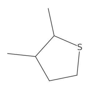 trans-2,3-Dimethyl-thiacyclopentane结构式