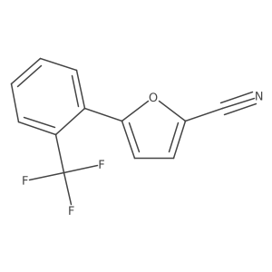 5-(2-(Trifluoromethyl)phenyl)-2-furonitrile结构式