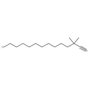 12-Chloro-2,2-dimethyldodecanenitrile结构式
