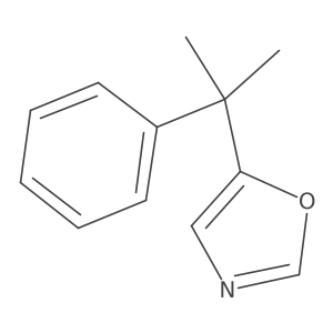 5-(1-Methyl-1-phenylethyl)oxazole Structure