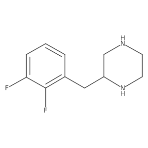2-(2,3-Difluoro-benzyl)-piperazine Structure