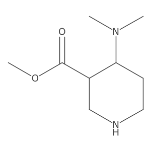 Methyl 4-(dimethylamino)-3-piperidinecarboxylate Structure