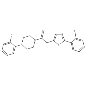 C21H19F2N3OS Structure