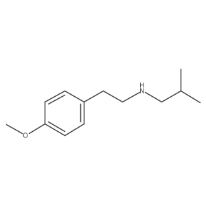 n-(4-Methoxyphenethyl)-2-methylpropan-1-amine结构式