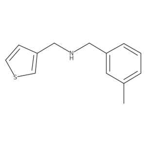 N-[(3-Methylphenyl)methyl]-3-thiophenemethanamine结构式