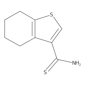 4,5,6,7-Tetrahydro-1-benzothiophene-3-carbothioamide结构式