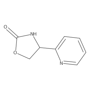 4-(Pyridin-2-yl)oxazolidin-2-one结构式