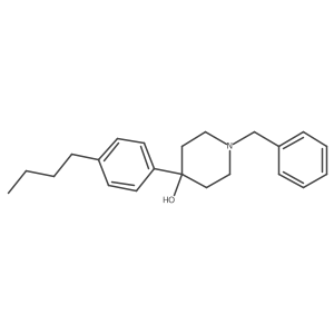 1-Benzyl-4-(4-butylphenyl)piperidin-4-ol Structure