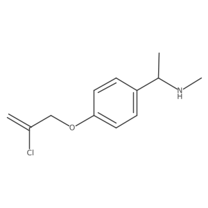 4-[(2-Chloro-2-propen-1-yl)oxy]-N,I+/--dimethylbenzenemethanamine Structure