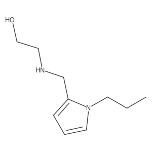 2-[[(1-Propyl-1H-pyrrol-2-yl)methyl]amino]ethanol Structure
