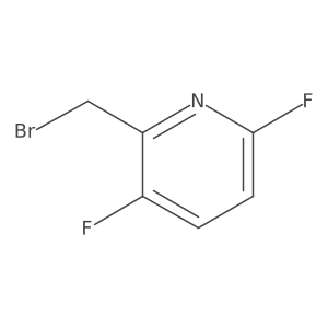 2-(Bromomethyl)-3,6-difluoropyridine结构式