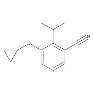 3-Cyclopropoxy-2-isopropylbenzonitrile Structure