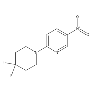 2-(4,4-Difluoropiperidin-1-yl)-5-nitropyridine Structure