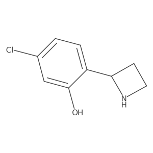 2-(Azetidin-2-yl)-5-chlorophenol Structure