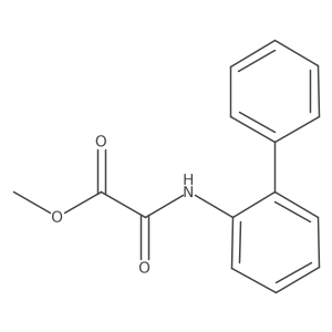 Methyl 2-([1,1'-biphenyl]-2-ylamino)-2-oxoacetate Structure