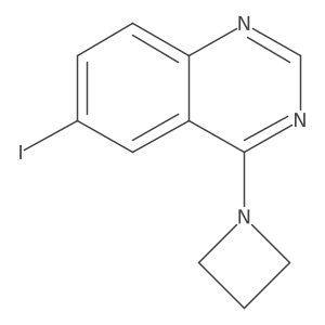 4-(Azetidin-1-yl)-6-iodoquinazoline Structure