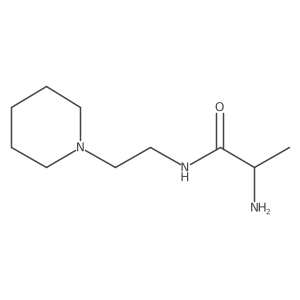 2-Amino-N-(2-(piperidin-1-yl)ethyl)propanamide Structure
