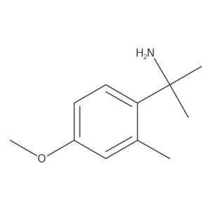 2-(4-Methoxy-2-methylphenyl)propan-2-amine结构式