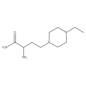 2-Amino-4-(4-ethylpiperazin-1-yl)butanamide Structure