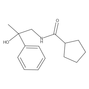 N-(2-hydroxy-2-phenylpropyl)cyclopentanecarboxamide Structure