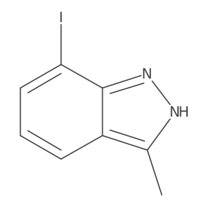 7-Iodo-3-methyl-1H-indazole Structure