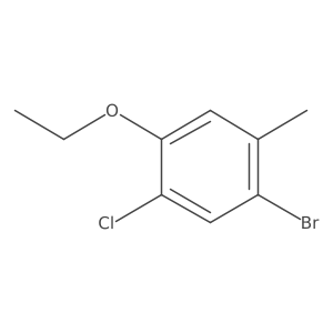 1-Bromo-5-chloro-4-ethoxy-2-methylbenzene Structure
