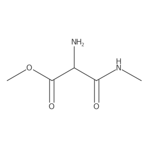 Methyl 2-amino-3-(methylamino)-3-oxopropanoate Structure
