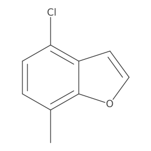 4-Chloro-7-methylbenzofuran结构式