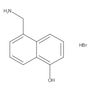 5-(Aminomethyl)naphthalen-1-ol hydrobromide结构式