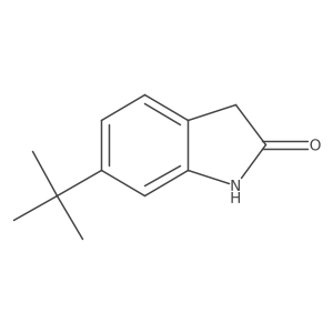 6-(tert-Butyl)indolin-2-one结构式