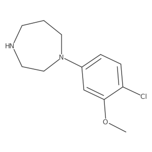 1-(4-Chloro-3-methoxyphenyl)-[1,4]diazepane Structure