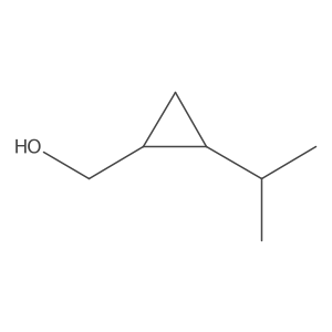 [2-(Propan-2-yl)cyclopropyl]methanol Structure
