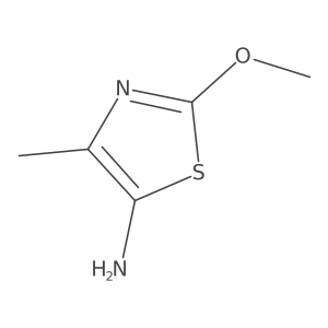 2-Methoxy-4-methyl-1,3-thiazol-5-amine结构式