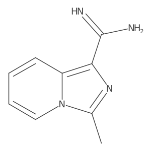 3-Methylimidazo[1,5-a]pyridine-1-carboximidamide结构式