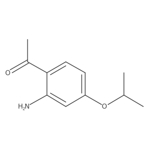 1-[2-Amino-4-(propan-2-yloxy)phenyl]ethan-1-one结构式