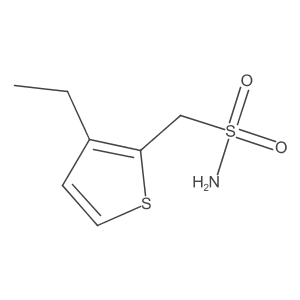 (3-Ethylthiophen-2-yl)methanesulfonamide结构式