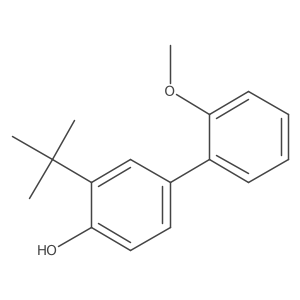 3-(tert-Butyl)-2'-methoxy-[1,1'-biphenyl]-4-ol结构式