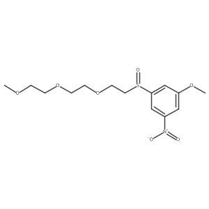 1-(2-(2-(2-Methoxyethoxy)ethoxy)ethylsulfinyl)-3-methoxy-5-nitrobenzene Structure