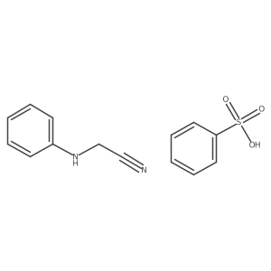 2-(Phenylamino)acetonitrile benzenesulfonate Structure