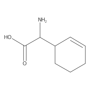 (2R)-2-Amino-2-(cyclohex-2-en-1-yl)acetic acid Structure