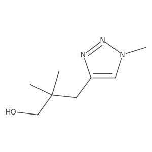2,2-Dimethyl-3-(1-methyl-1h-1,2,3-triazol-4-yl)propan-1-ol Structure