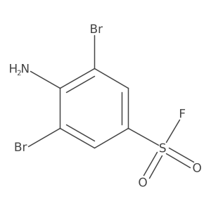 4-Amino-3,5-dibromobenzene-1-sulfonyl fluoride Structure