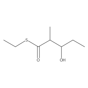 S-Ethyl (2S,3R)-3-hydroxy-2-methylpentanethioate Structure