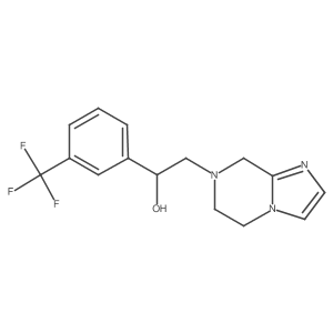 2-{5H,6H,7H,8H-imidazo[1,2-a]pyrazin-7-yl}-1-[3-(trifluoromethyl)phenyl]ethan-1-ol Structure