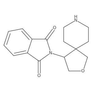 2-(2-Oxa-8-azaspiro[4.5]decan-4-yl)isoindoline-1,3-dione Structure