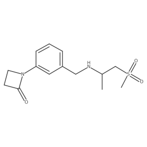 1-(3-{[(1-Methanesulfonylpropan-2-yl)amino]methyl}phenyl)azetidin-2-one Structure