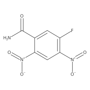 2,4-Dinitro-5-fluorobenzamide Structure